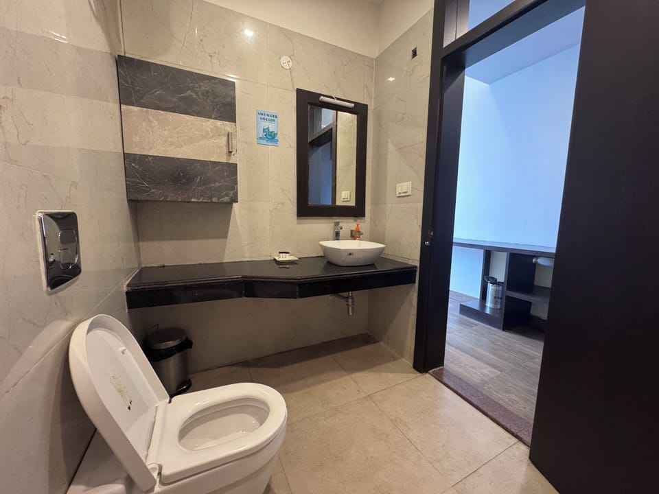 Premium Room | Bathroom | Towels, soap, shampoo, toilet paper