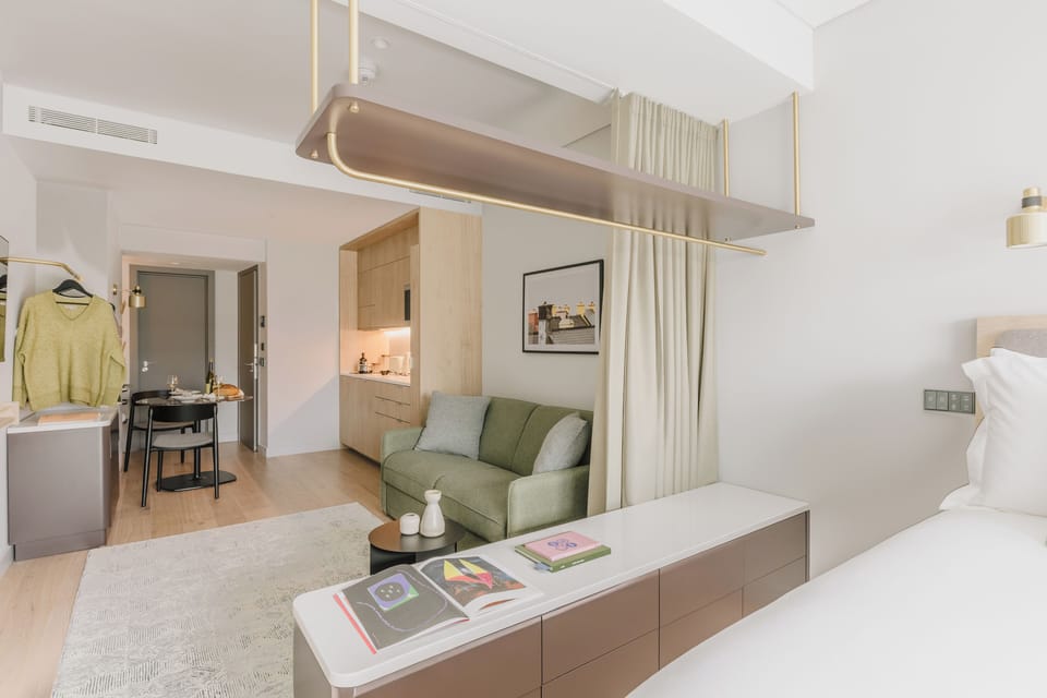Family Studio Sleeps 4 | Living area | TV