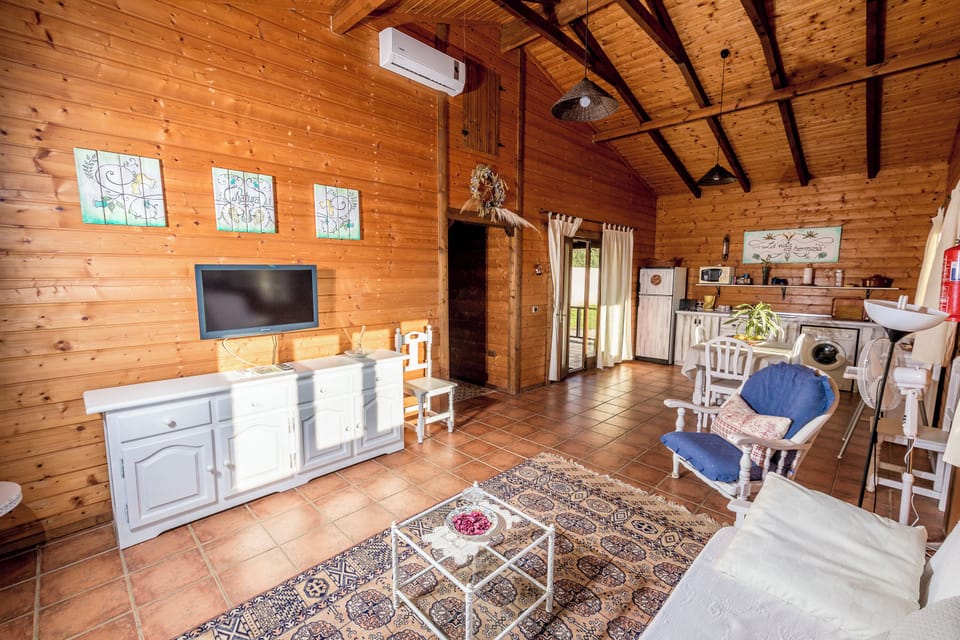 Family Cabin, Sea View | Living area | TV