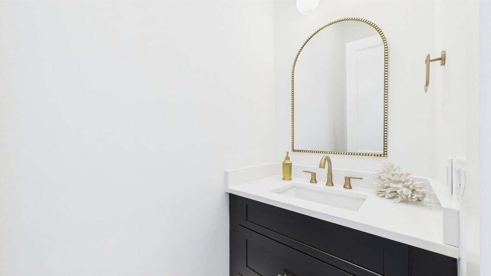 Half bathroom on main floor