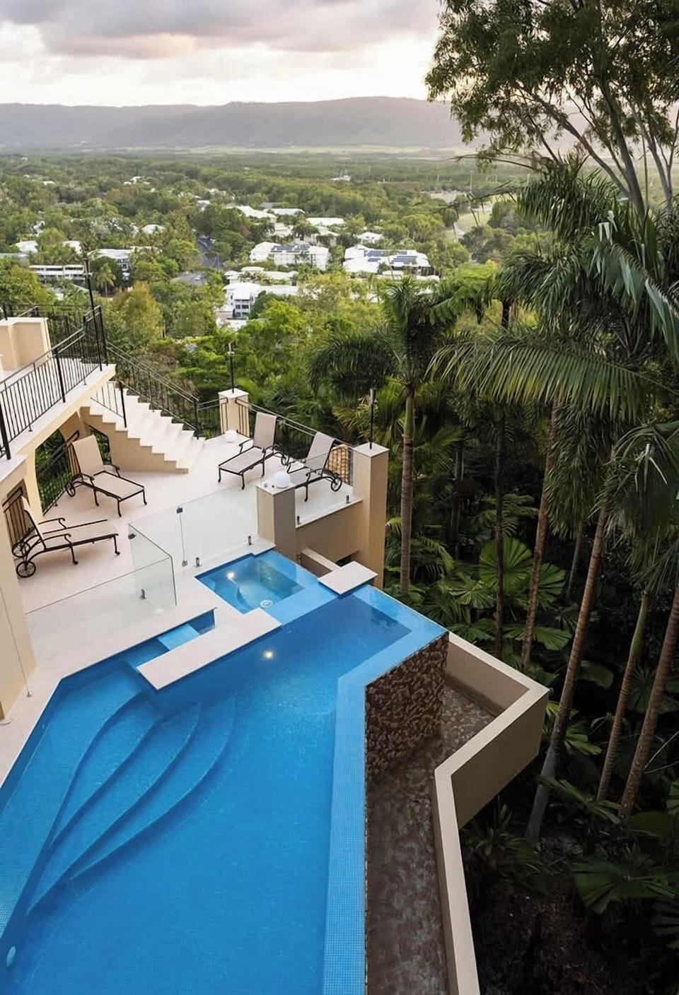 Immerse yourself in the heated/cooled infinity magnesium pool and spa, where picturesque views of lush greenery provide the ultimate tropical escape.