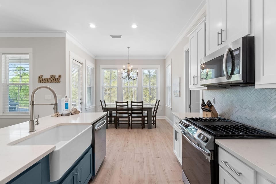 House, Multiple Beds (Bama Breeze at Summer Salt) | Private kitchen | Oven, toaster, paper towels