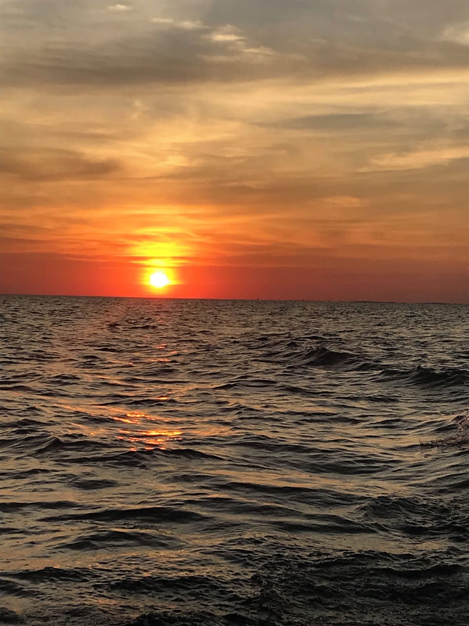 Sunset over Lake St.Clair