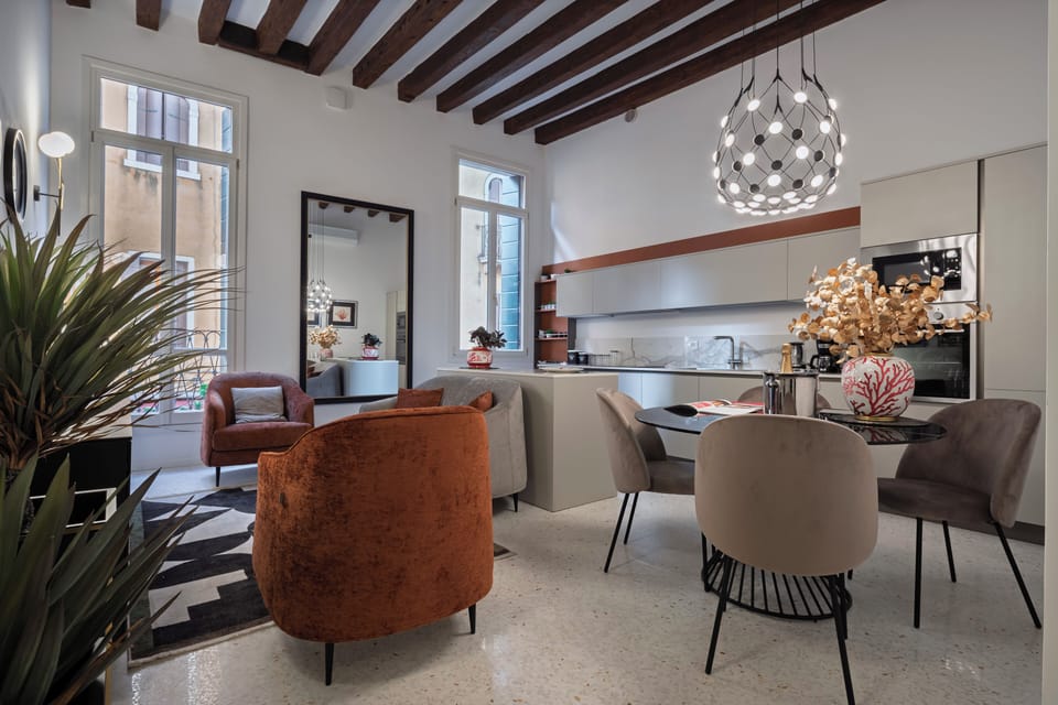 Luxury Apartment | Living area | Flat-screen TV