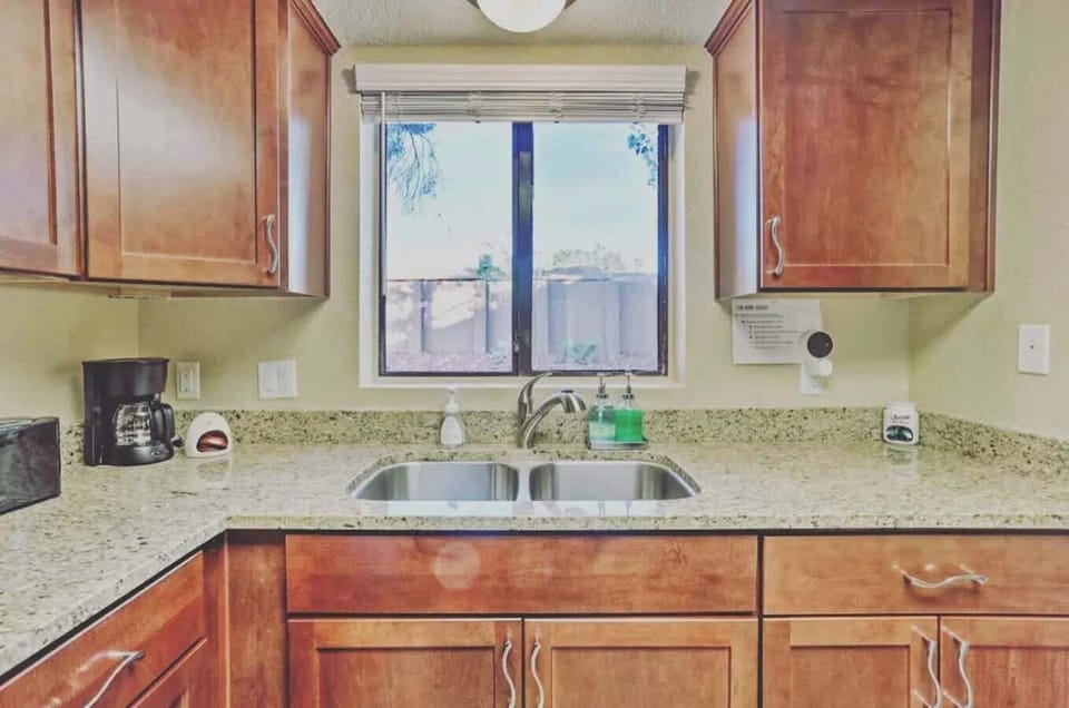 Well-equipped kitchen for preparing your meals.