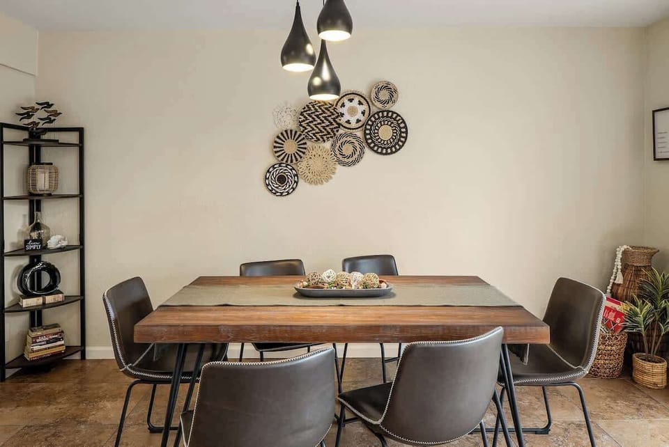 Dining area; enjoy meals together.