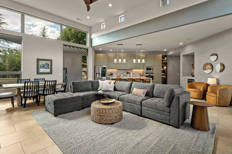 Spacious open-concept living, perfect for gathering with loved ones.