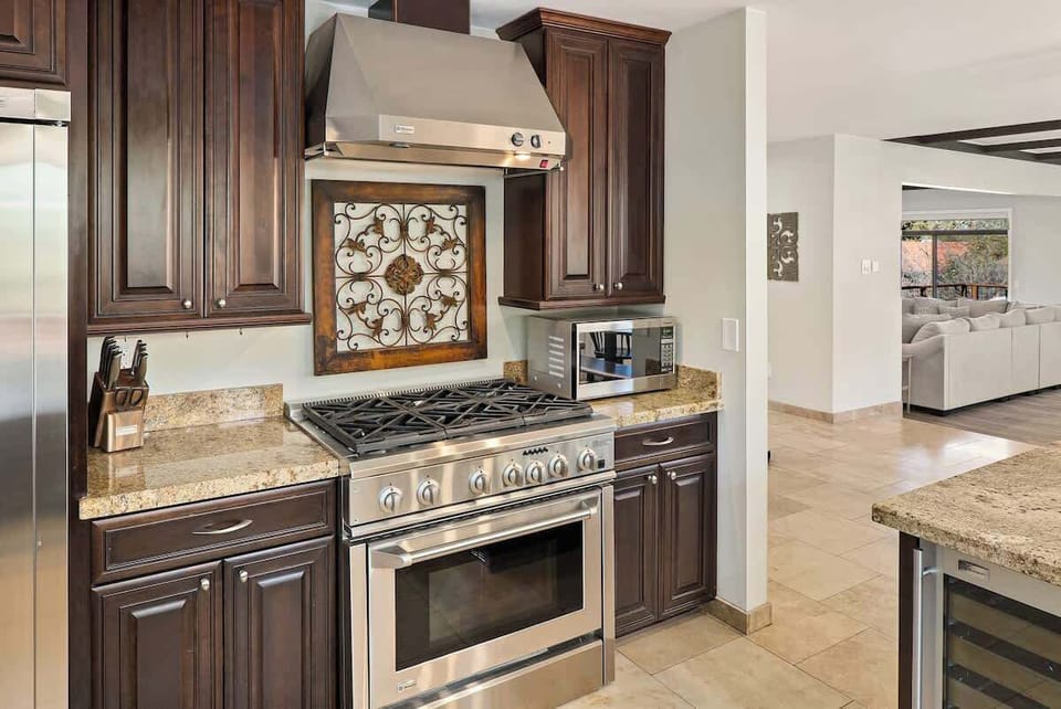 Modern appliance perfect for home cooked meals.