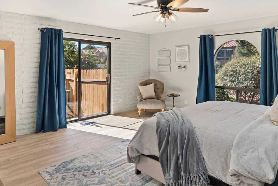Step outside from your bedroom to enjoy the fresh air.