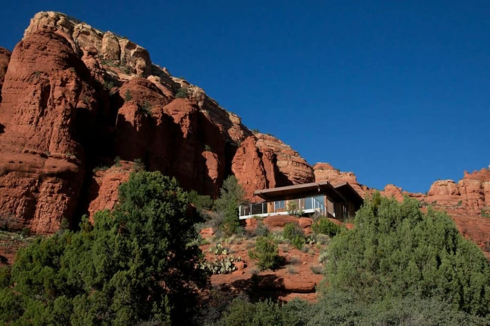 Unforgettable red rock views from this Sedona retreat.