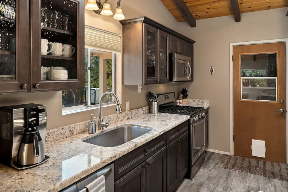 Modern kitchen with ample counter space and all the amenities you'll need.