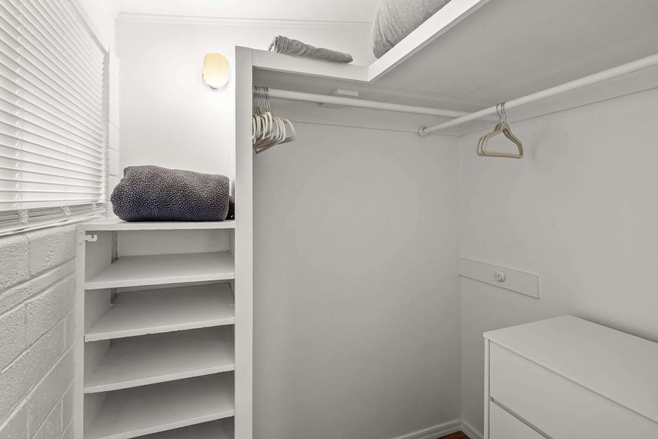 Plenty of storage for all your belongings.