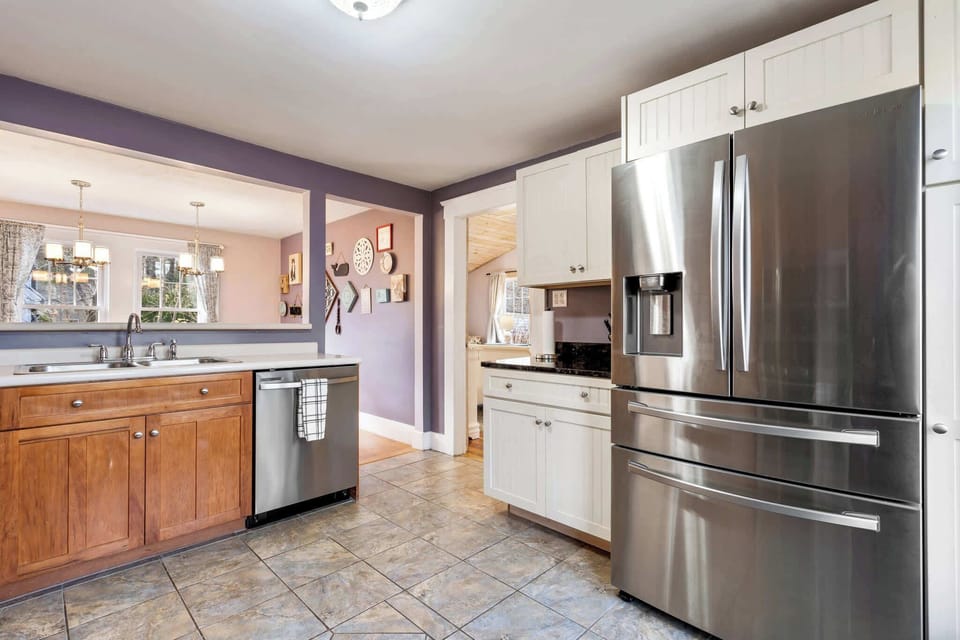 House, Multiple Beds, Patio, Garden View (Shore Bliss) | Private kitchen | Fridge, microwave, oven, stovetop