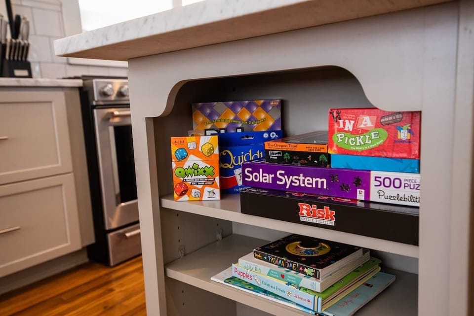 We’ve got plenty of games and books for your younger kids AND adults!