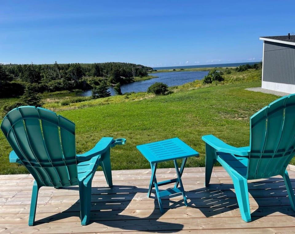 Enjoy captivating view of the ocean and pond views from the sundeck