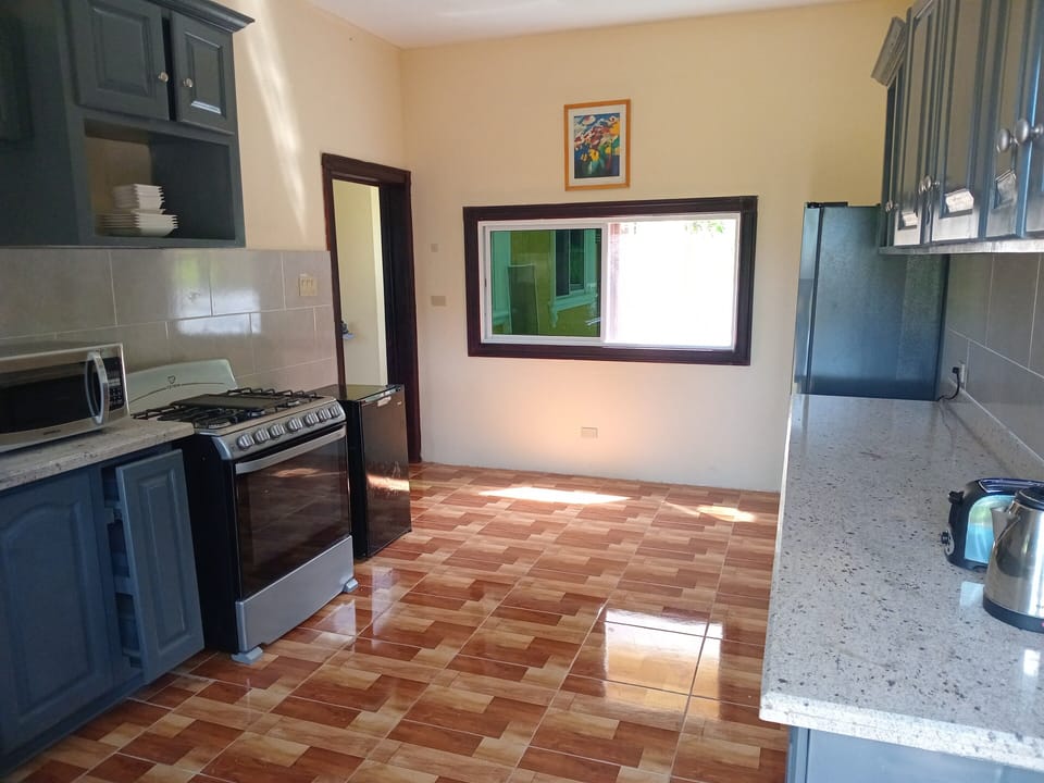 Coffee/tea maker, microwave, oven, stovetop