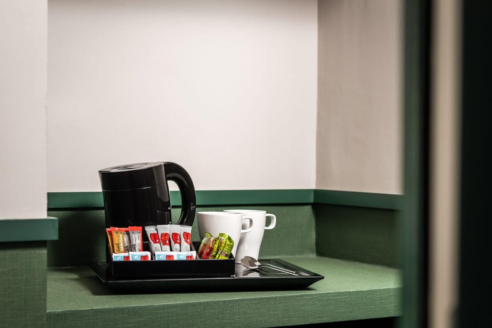 Minibar, in-room safe, desk, laptop workspace