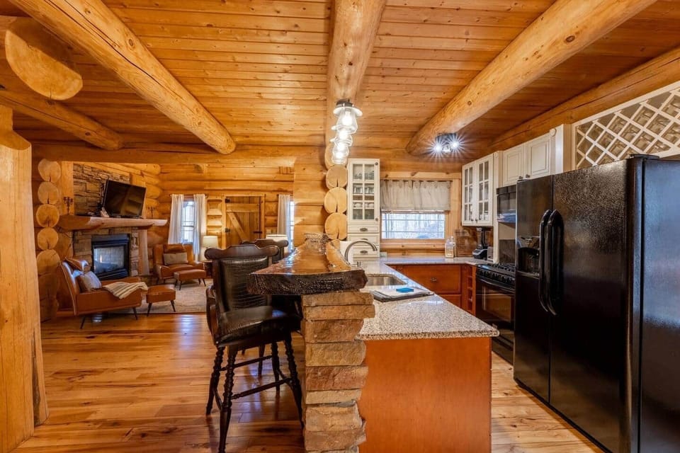 Open concept kitchen
