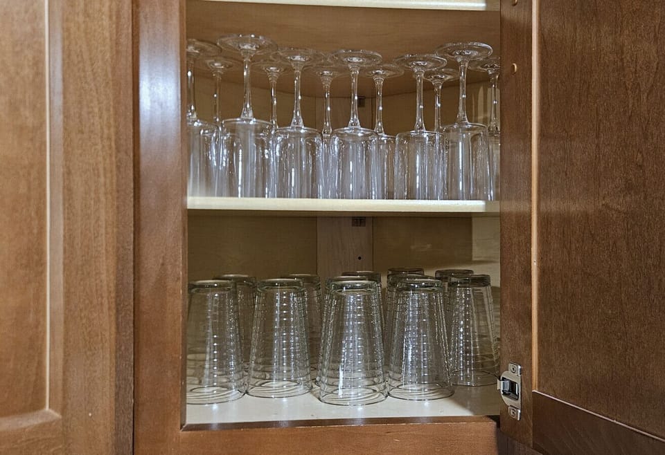 Fully Stocked Kitchen Cabinets