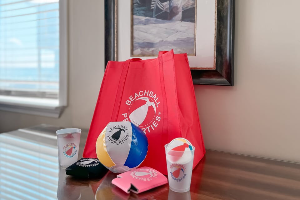 Beachball swag bag!