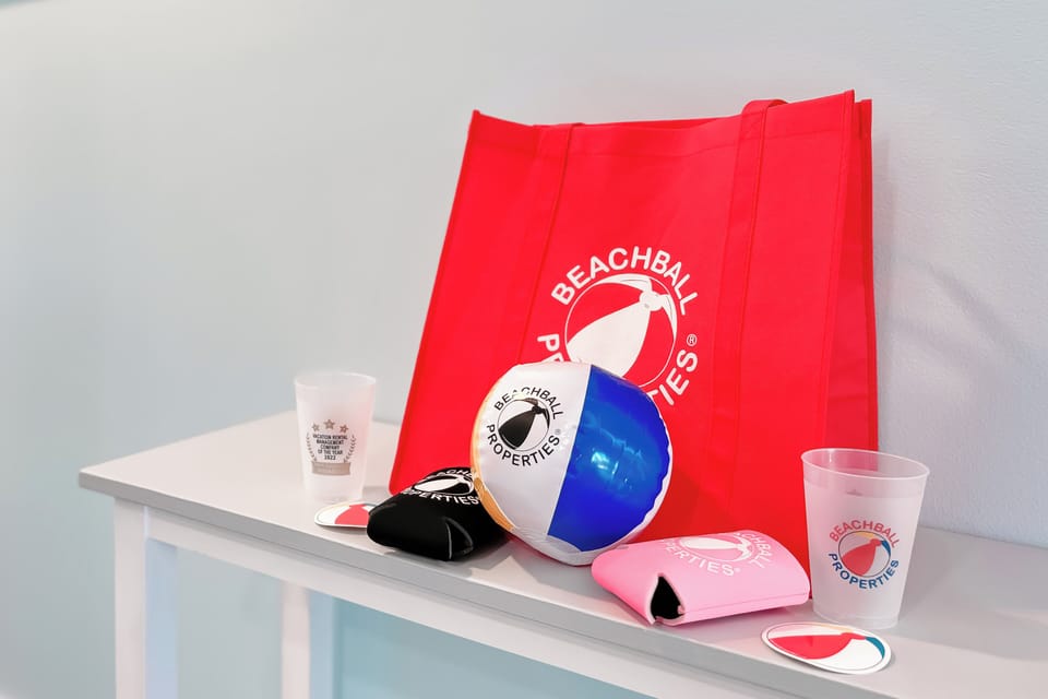 Beachball swag bag!