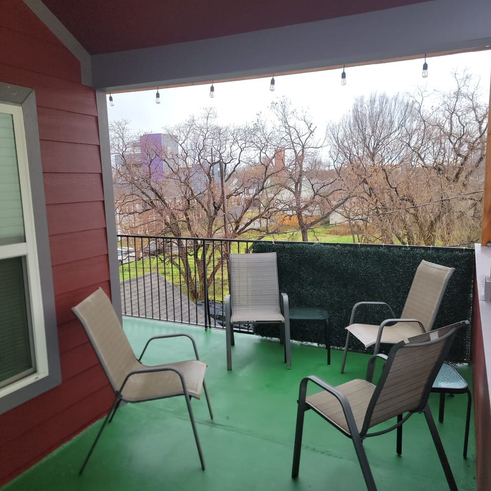 Breezy private balcony 