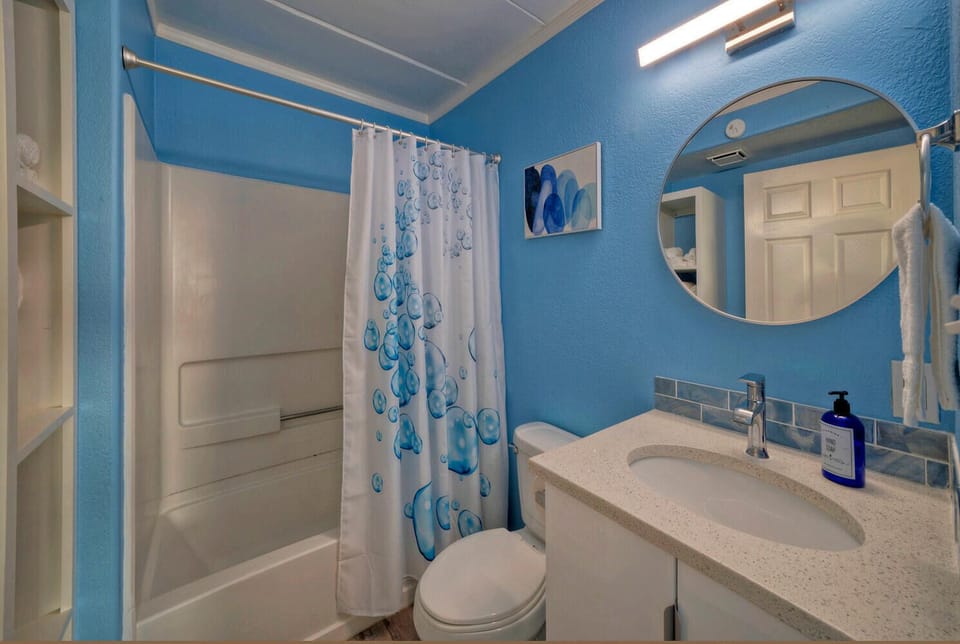 Relax & rejuvenate your bathroom with a bathtub. (Bubbly Blew)