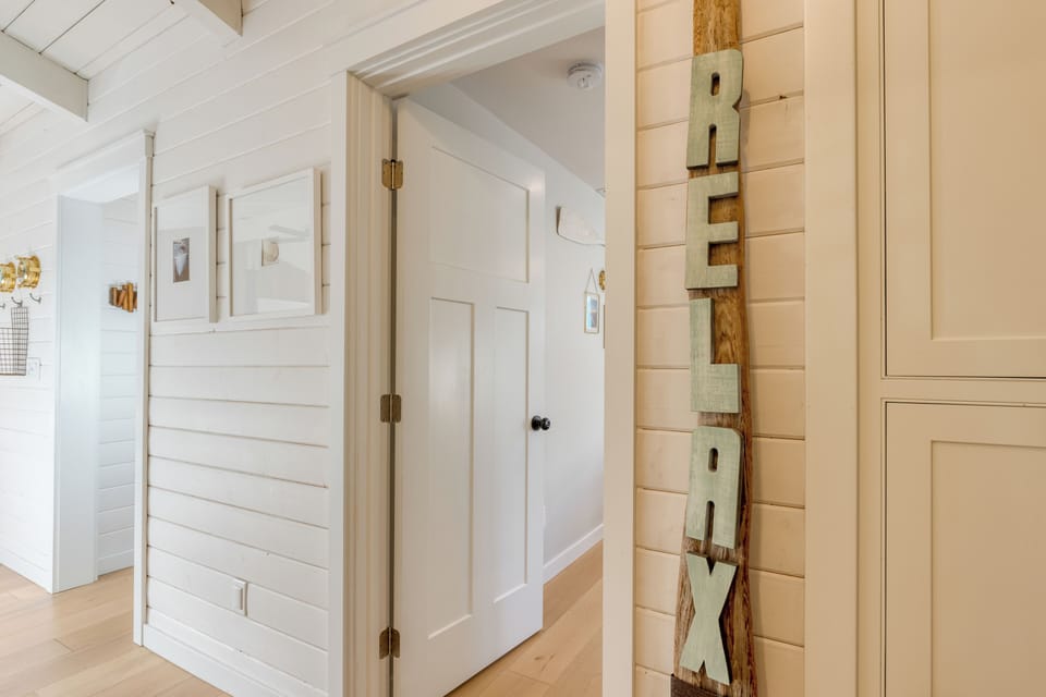 Relax in one of three bedrooms.