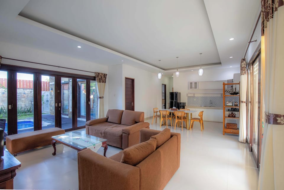 Villa, 4 Bedrooms, Pool View | Living area | TV