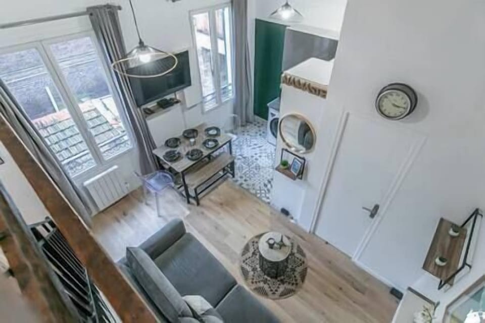 Salon avec chambre mezzanine (4)