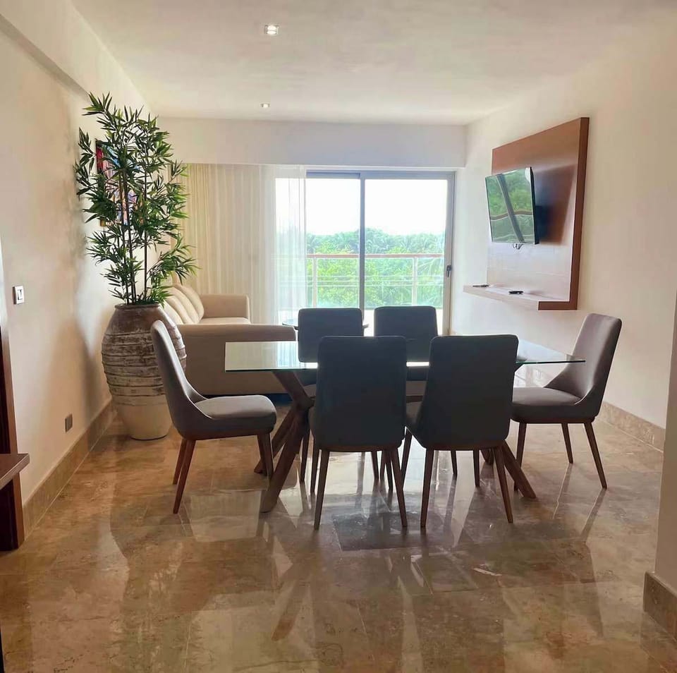 Enjoy dinner in your private dining area.