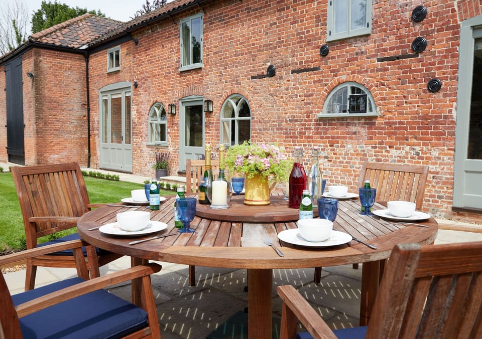 The 18th Century Coach House is the perfect backdrop for long lunches
