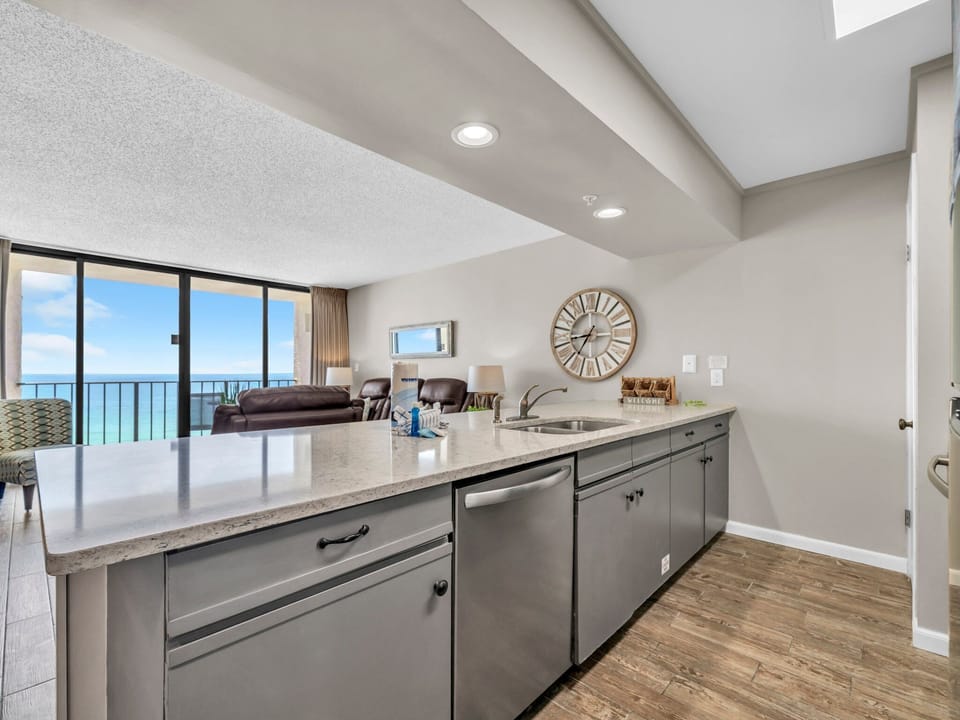 Ample counter space