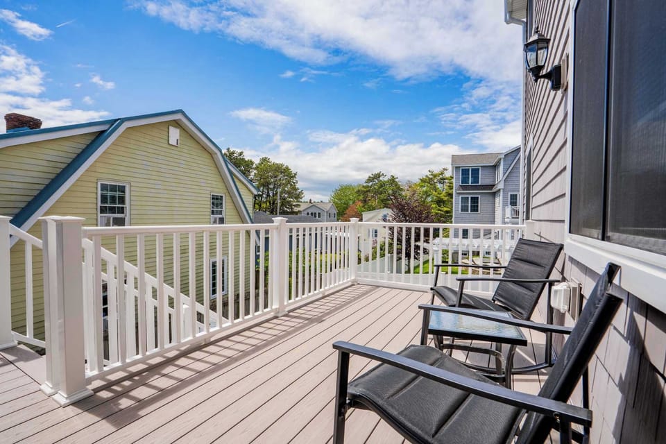 Soak up the sun on the spacious deck