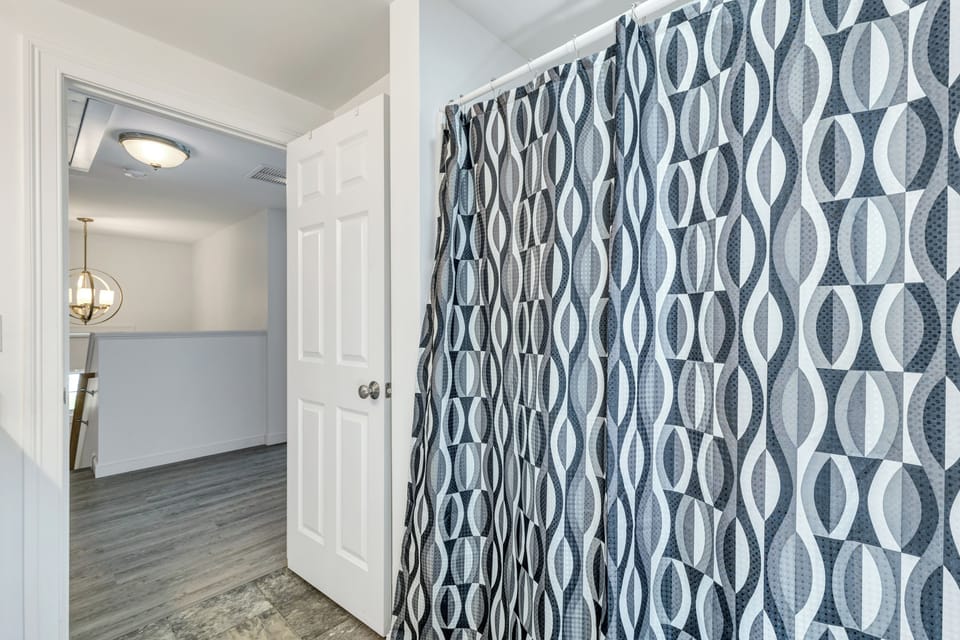 full bathroom on second level