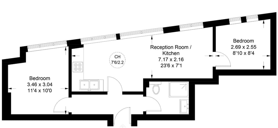 House | 2 bedrooms, Internet
