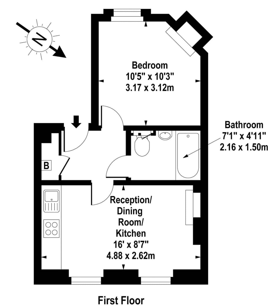 House | 1 bedroom, Internet