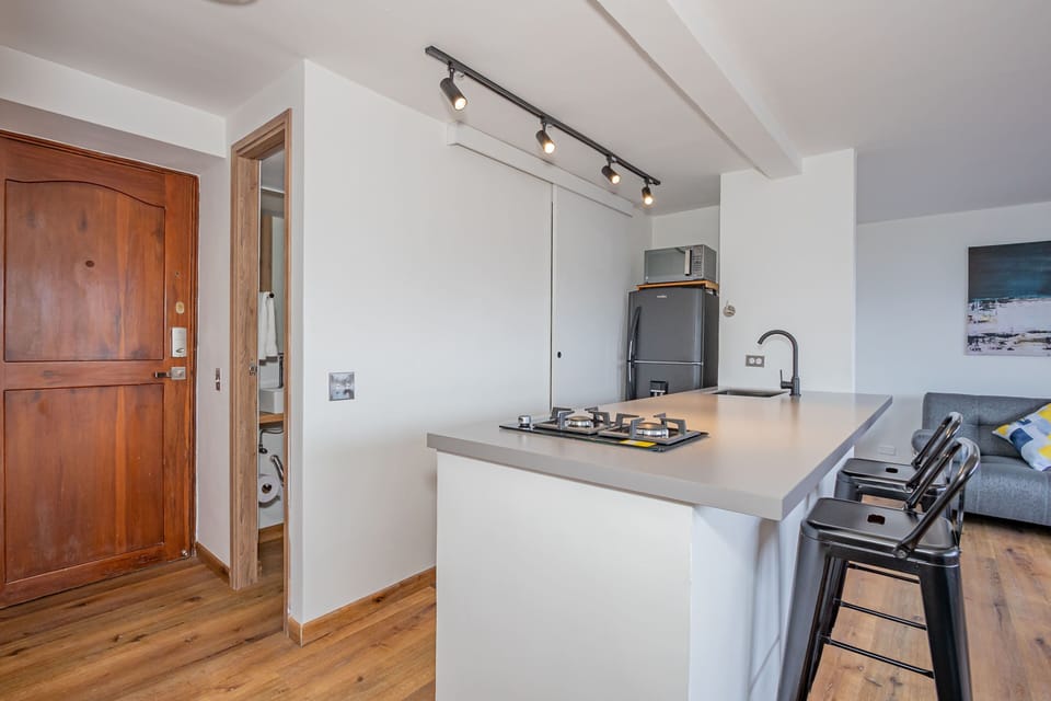 Superior Apartment, Balcony, City View | Private kitchen | Microwave, stovetop, coffee/tea maker, cookware/dishes/utensils