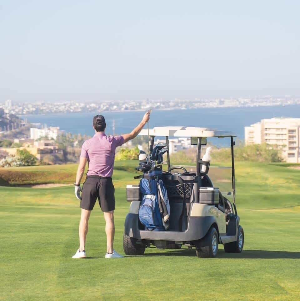 Tee off with amazing bay views, a golfer's dream.
