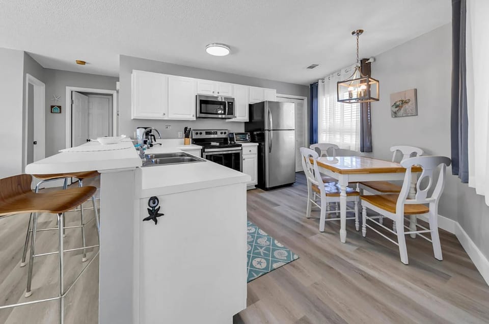 Condo, Multiple Beds (Crystal Village II 16B- Sunlit Shores) | Private kitchen | Oven, toaster