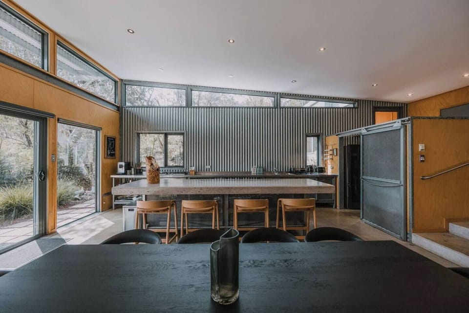 Inspired camp kitchen and breakfast bar