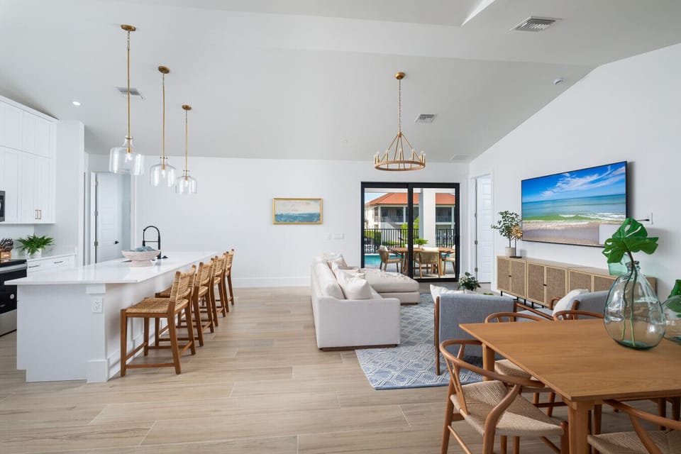 Spacious open living made for lounging, dining, and quality time together