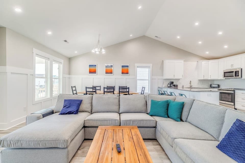 The open-concept allows your whole group to gather together and make amazing memories!