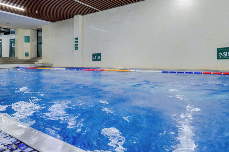Indoor pool, seasonal outdoor pool