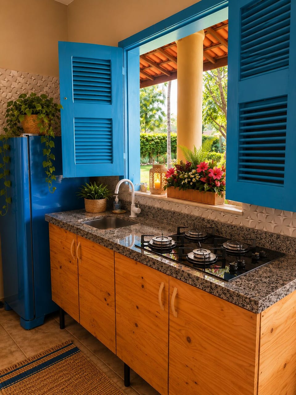 Family Chalet, Courtyard View | Private kitchen | Mini-fridge