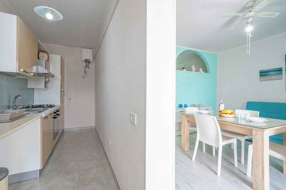 Kitchen and dining area