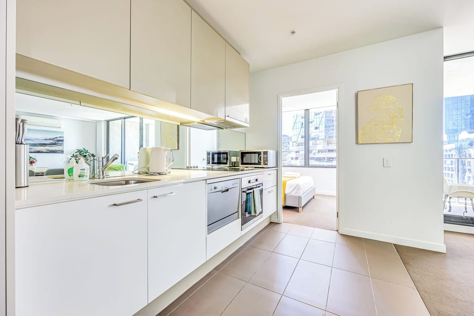 Apartment, City View | Private kitchen