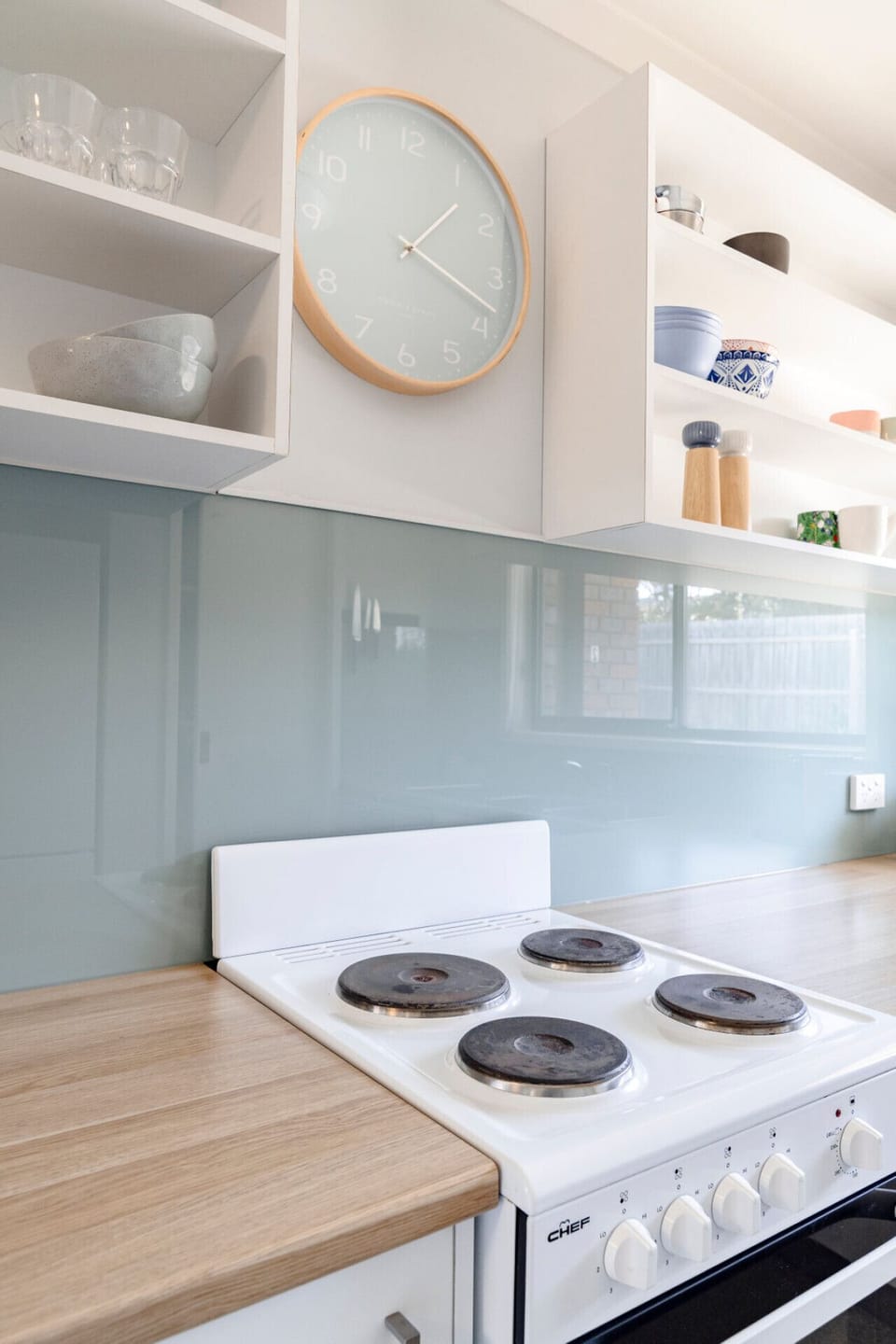 Spotlessly clean kitchen facilities, with everything you need in a home away from home