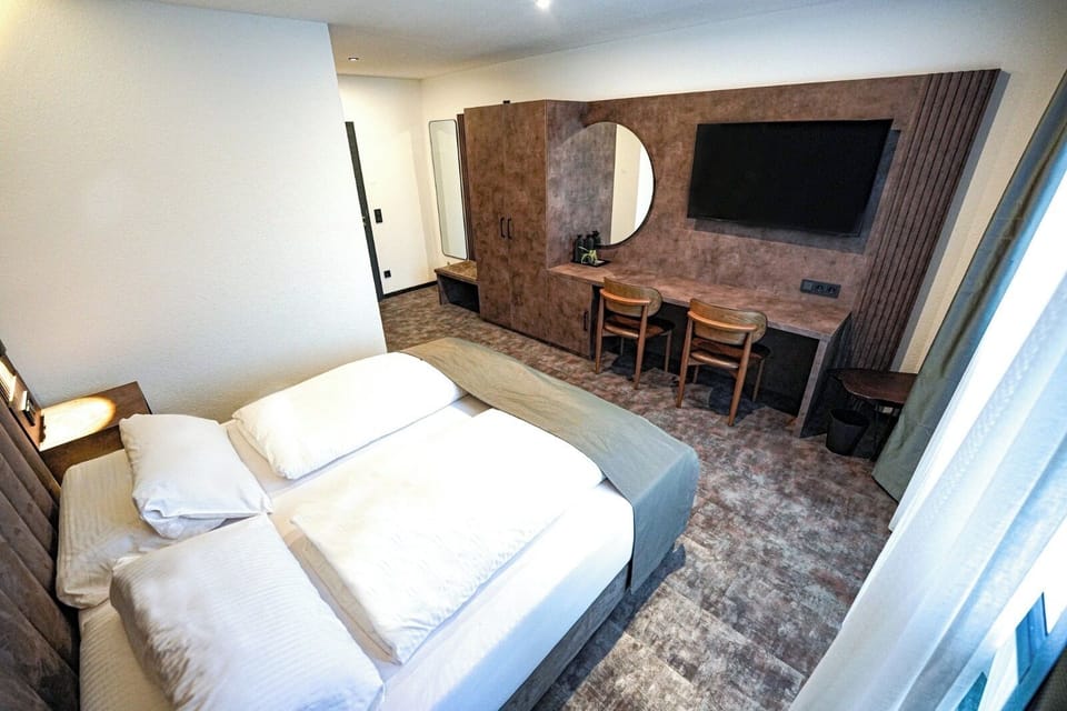 Doppelzimmer - Barrierefreundlich | Desk, soundproofing, free WiFi