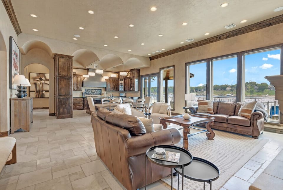 Living room and Kitchen